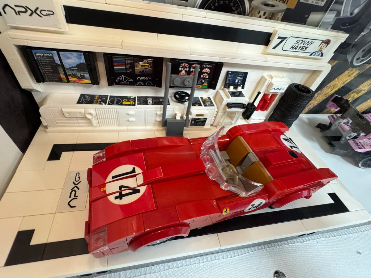 Trilumity Building Block Set: Red Hypercar 250 | Classic 1958 Legendary Racing Car | 291Piece