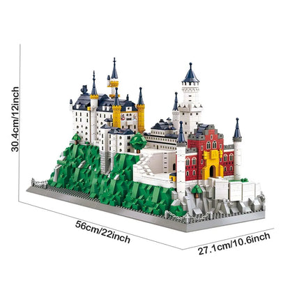 Wange MOC Building Block Set: 6226 The Neuschwanstein Castle