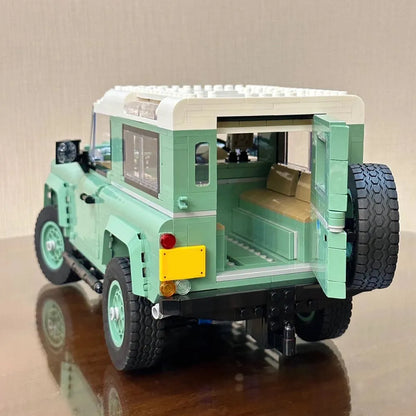 MOC Motorized Building Block Set: Land Rover Defender 90, Model E0090