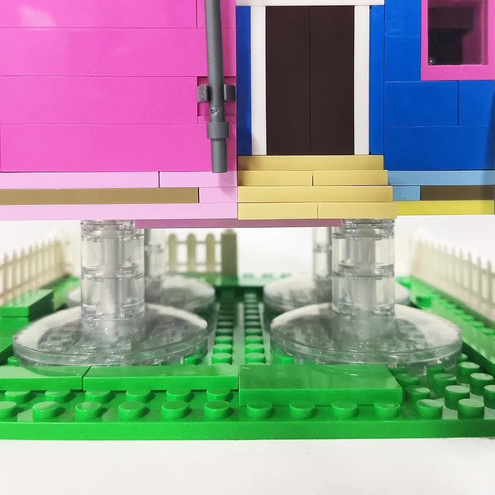 JieStar MOC Building Block Set: Balloon Up House, Model JJ9047
