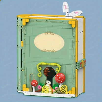 JieStar Building Block Set: Alice In Wonderland 3D Book, Model JJ9056