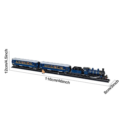 MOC Building Block Set: The Orient Express Train 62344