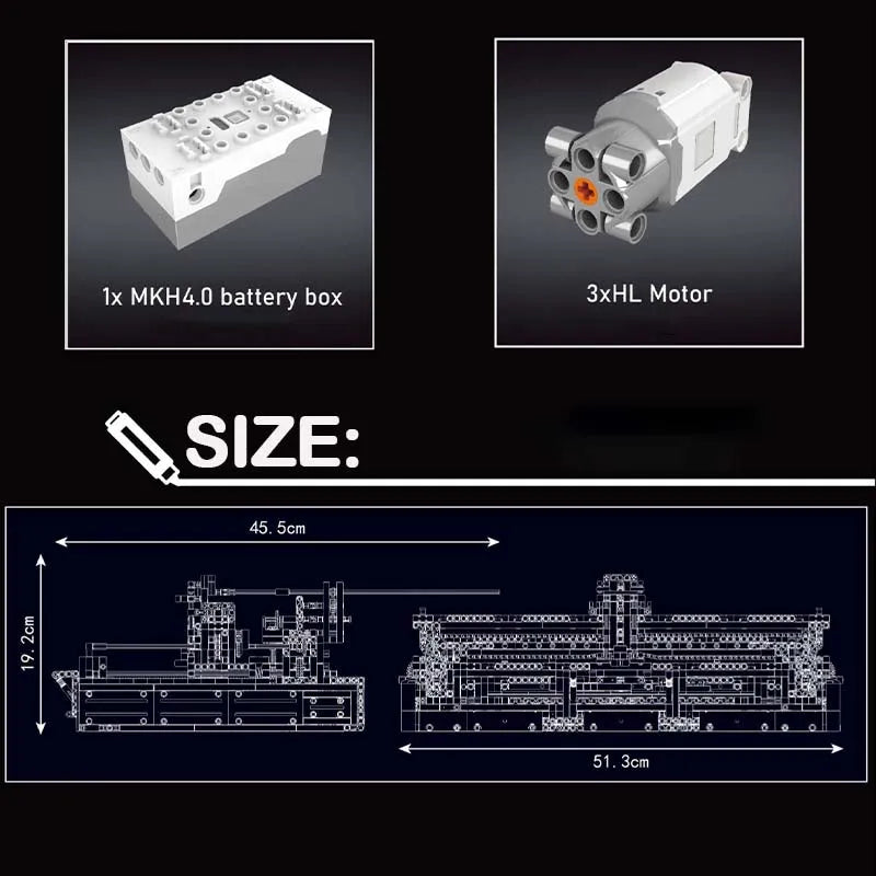 Mould King Building Block Set: Motorized Plotter, Model K13181