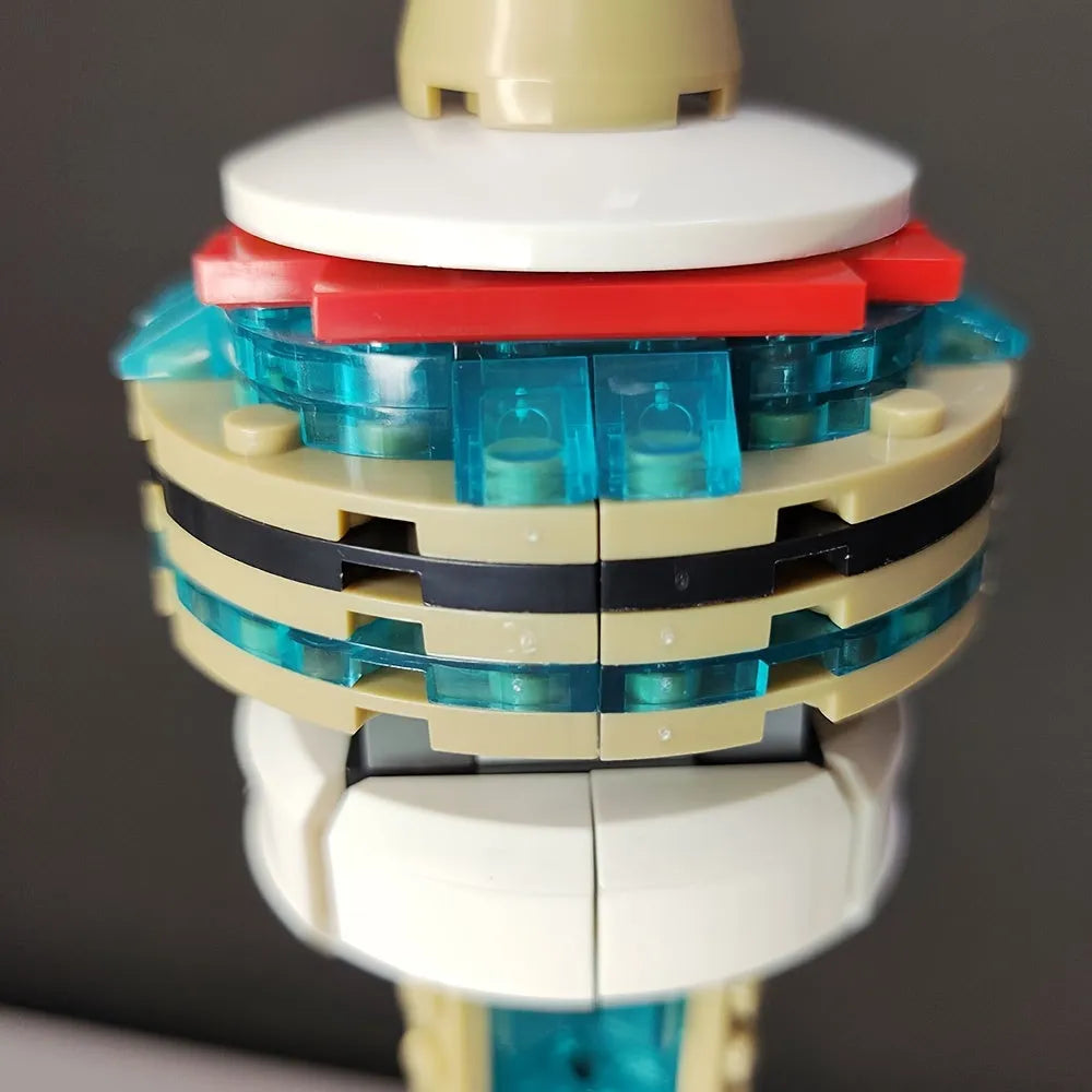 Wange MOC Building Block Set: Canada Toronto TV Tower, Model 4215