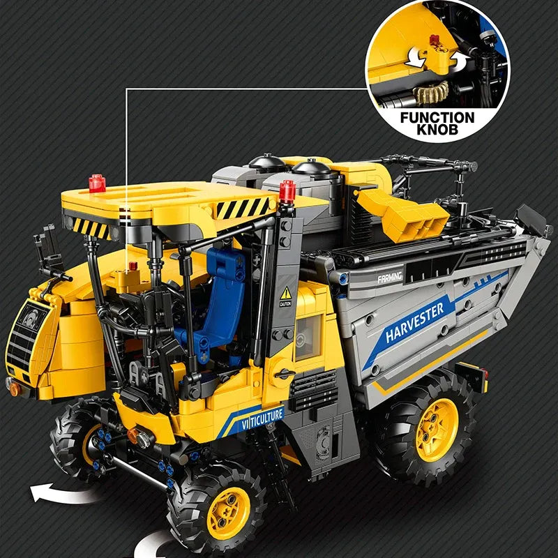 Reobrix MOC Building Block Set: Motorized Grape Harvester, Model RE22026