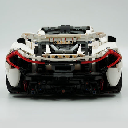 Trilumity Building Block Set: 1: 8 The Ultimate British Hybrid Hypercar | White Custom Edition(3893-Piece)