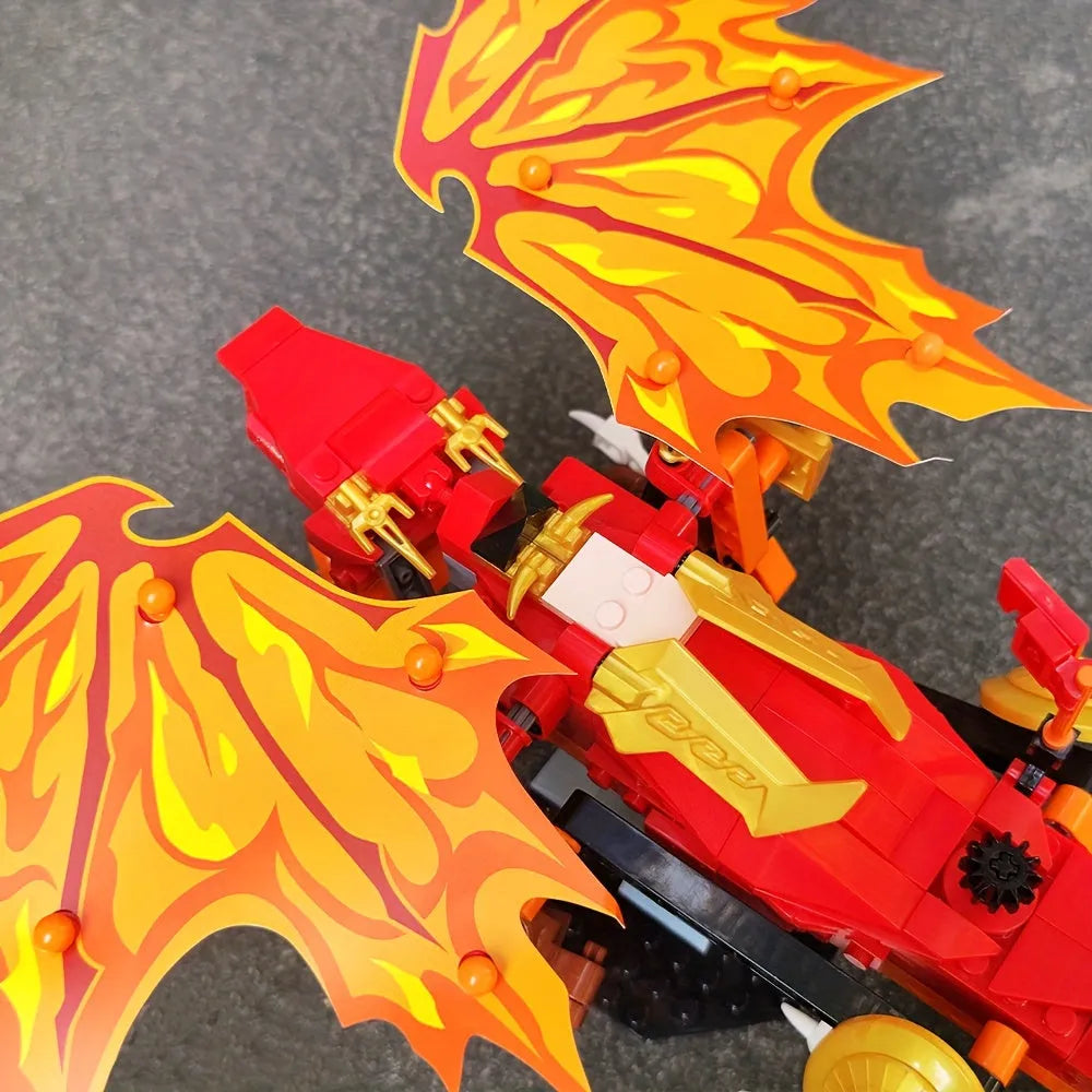 JieStar MOC Building Block Set: Movie Fire Dragon, Model JJ9019