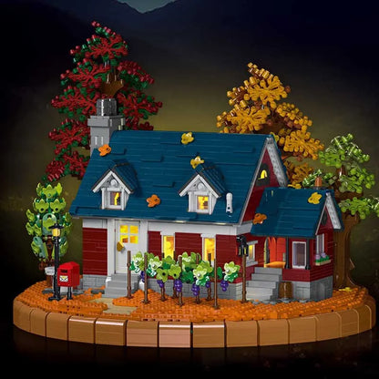 MORK MOC Building Block Set: Autumn Winery, Model 031055