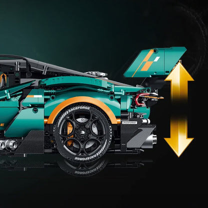 Trilumity Building Block Set: 1:8 Aston Martin Vulcan | British Racing Icon | 3794+-Piece