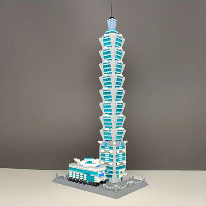 Wange MOC Building Block Set: Taipei 101 Tower, Model 5221