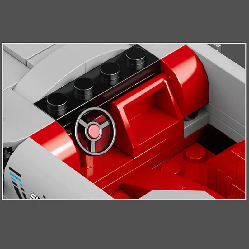 Mould King Building Block Set: Mini Martin 007 Speed Champions Car, Model K27050