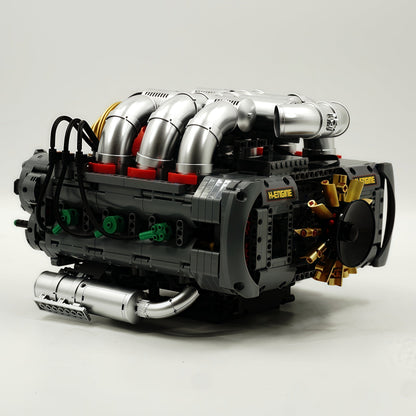 Trilumity Building Block Set: Motorised Flat 6 Engine (2376-Piece)