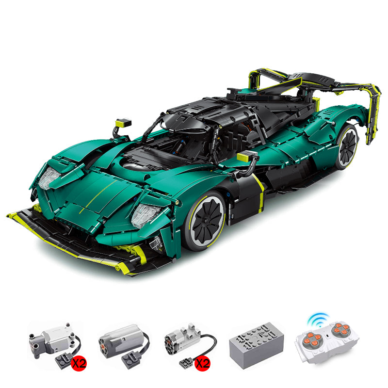 Trilumity Building Block Set: 1: 8 Aston Martin Valkyrie Hypercar (3869-Piece)