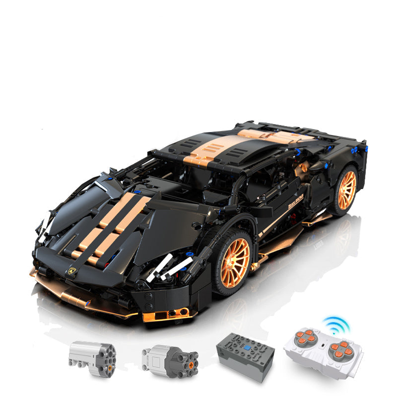 Trilumity Building Block Set: 1:14 Lamborghini P1 Sports Car Building Sets, Collectable Model for Boys Men Teens (1309-Piece)