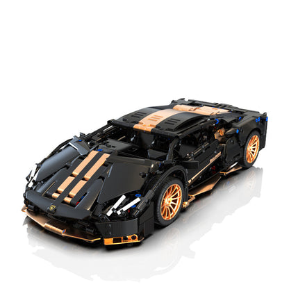 Trilumity Building Block Set: 1:14 Lamborghini P1 Sports Car Building Sets, Collectable Model for Boys Men Teens (1309-Piece)