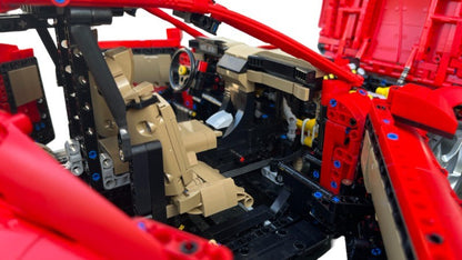Trilumity MOC Building Block Set: 1:8 Prancing Horse Style | 4000+Piece | MOC Set