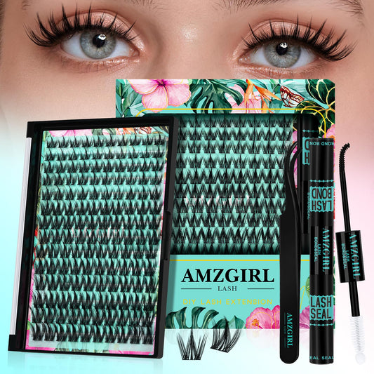 Trilumity Lash Clusters Kit Manga Cluster Faux Mink Fiber - Black False Lashes