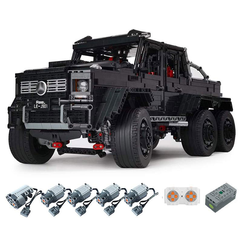 Trilumity Building Block Set: Mercedes G63 6X6 Off-Road, Building Pickup Model (3300 Pieces)