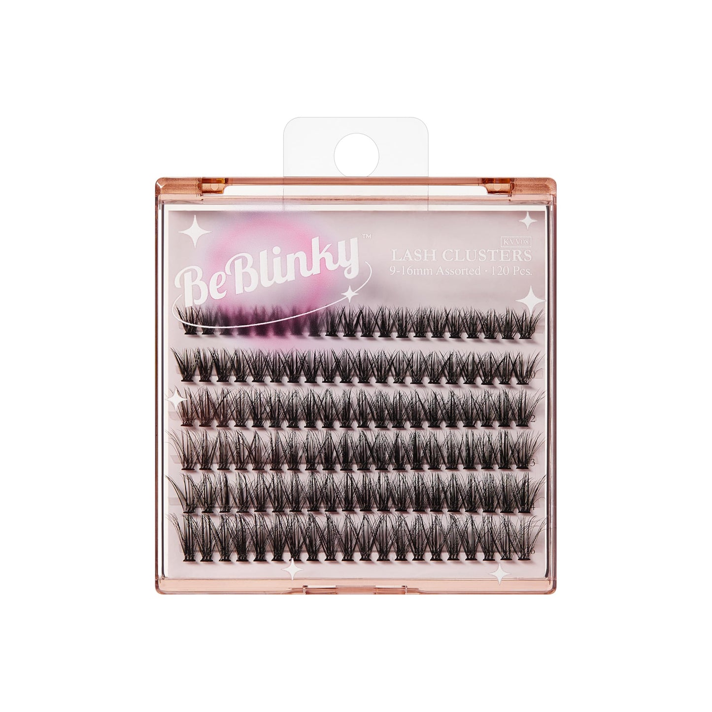 Trilumity Lash Extension Kit 08 Wispy Faux Mink Fiber - Black False Lashes