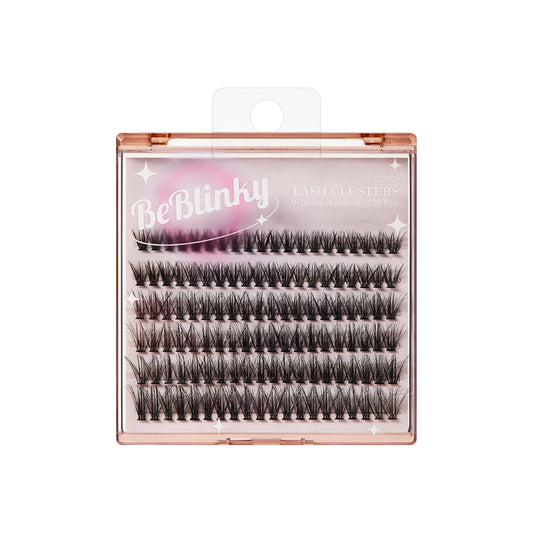 Trilumity Lash Extension Kit 08 Wispy Faux Mink Fiber - Black False Lashes