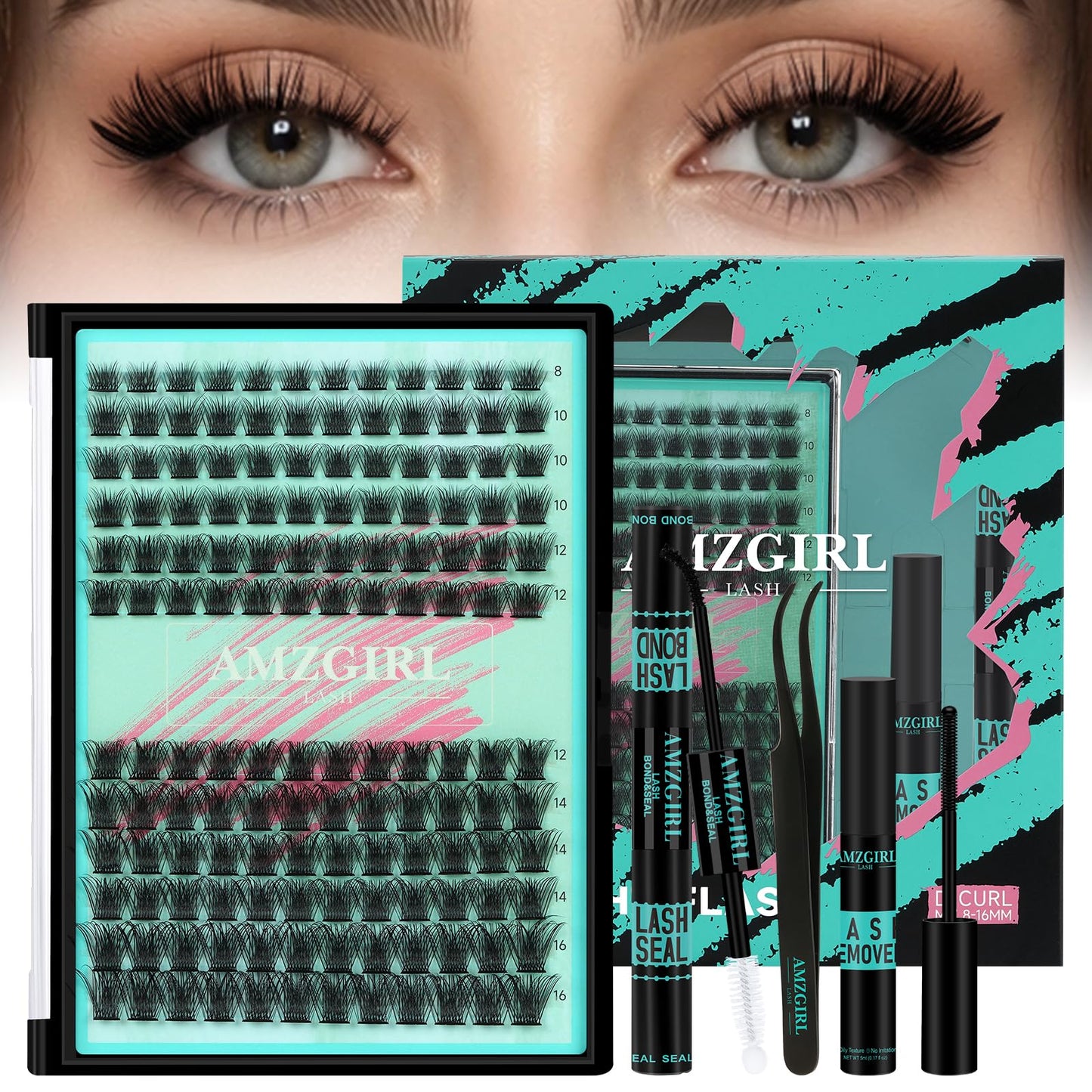 Trilumity Lash Midnight Lash Cat Eye Faux Mink Fiber - Black False Lashes