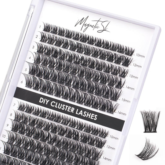 Trilumity Lash Clusters Individual Clusters Individual Faux Mink Fiber - Black False Lashes