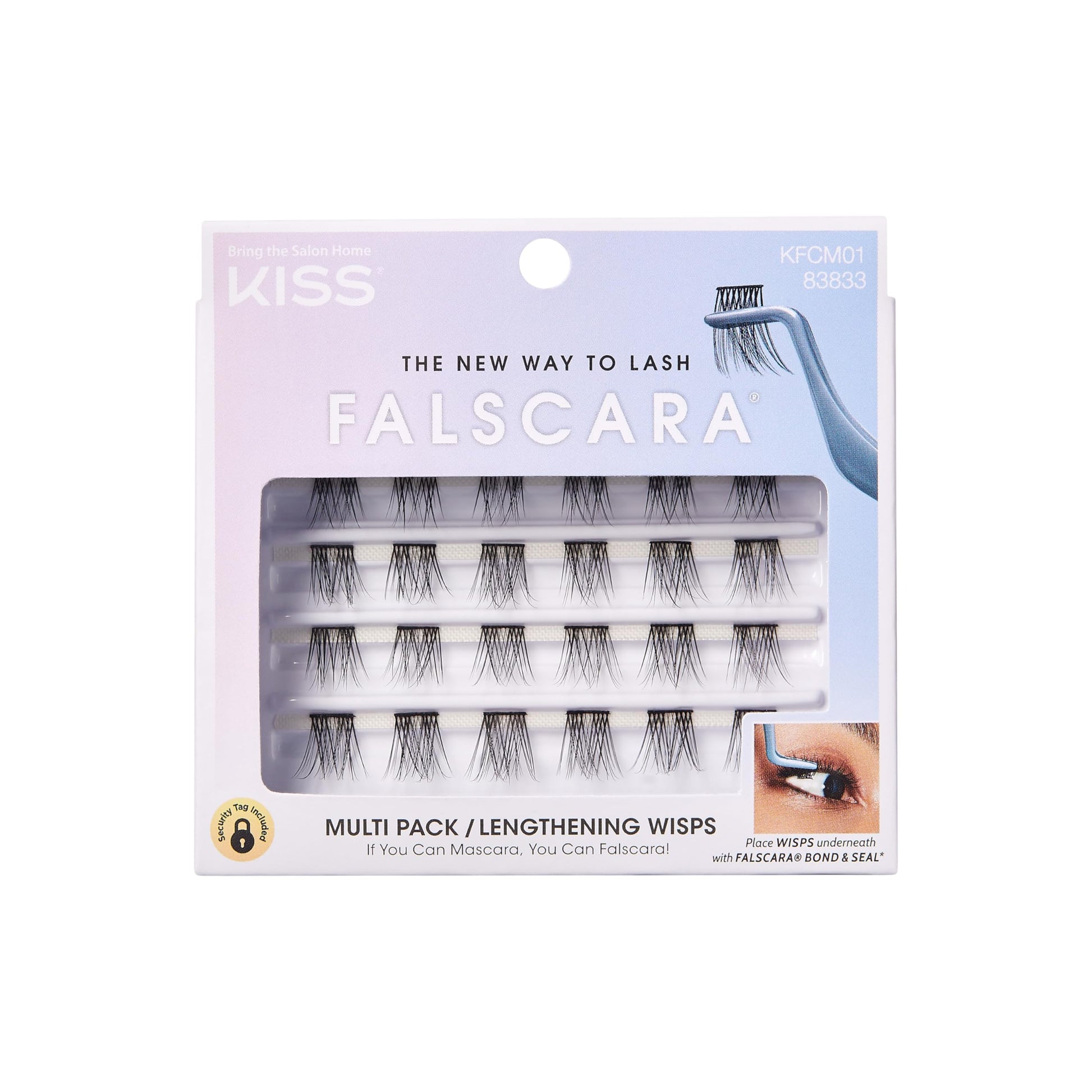 Trilumity DIY Eyelash Extension Natural Faux Mink Fiber - Black False Lashes