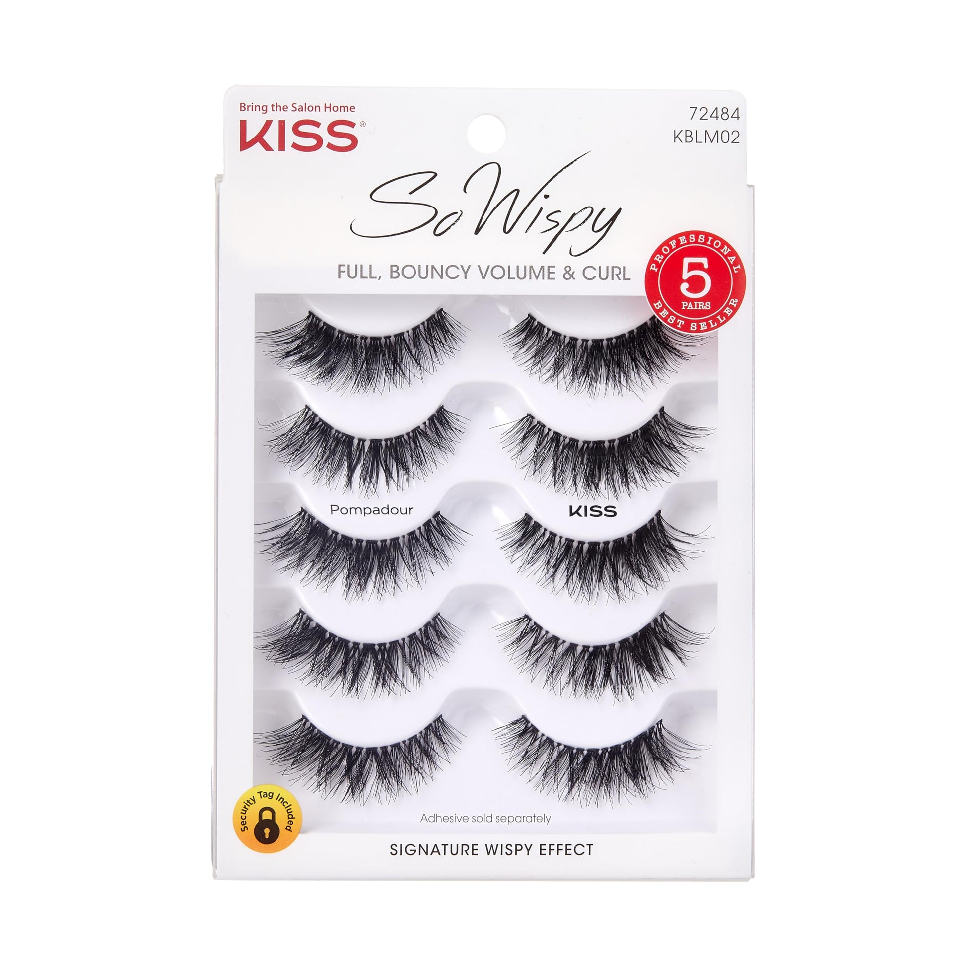 Trilumity So Pompadour Includes Of Wispy Faux Mink Fiber - Clear False Lashes