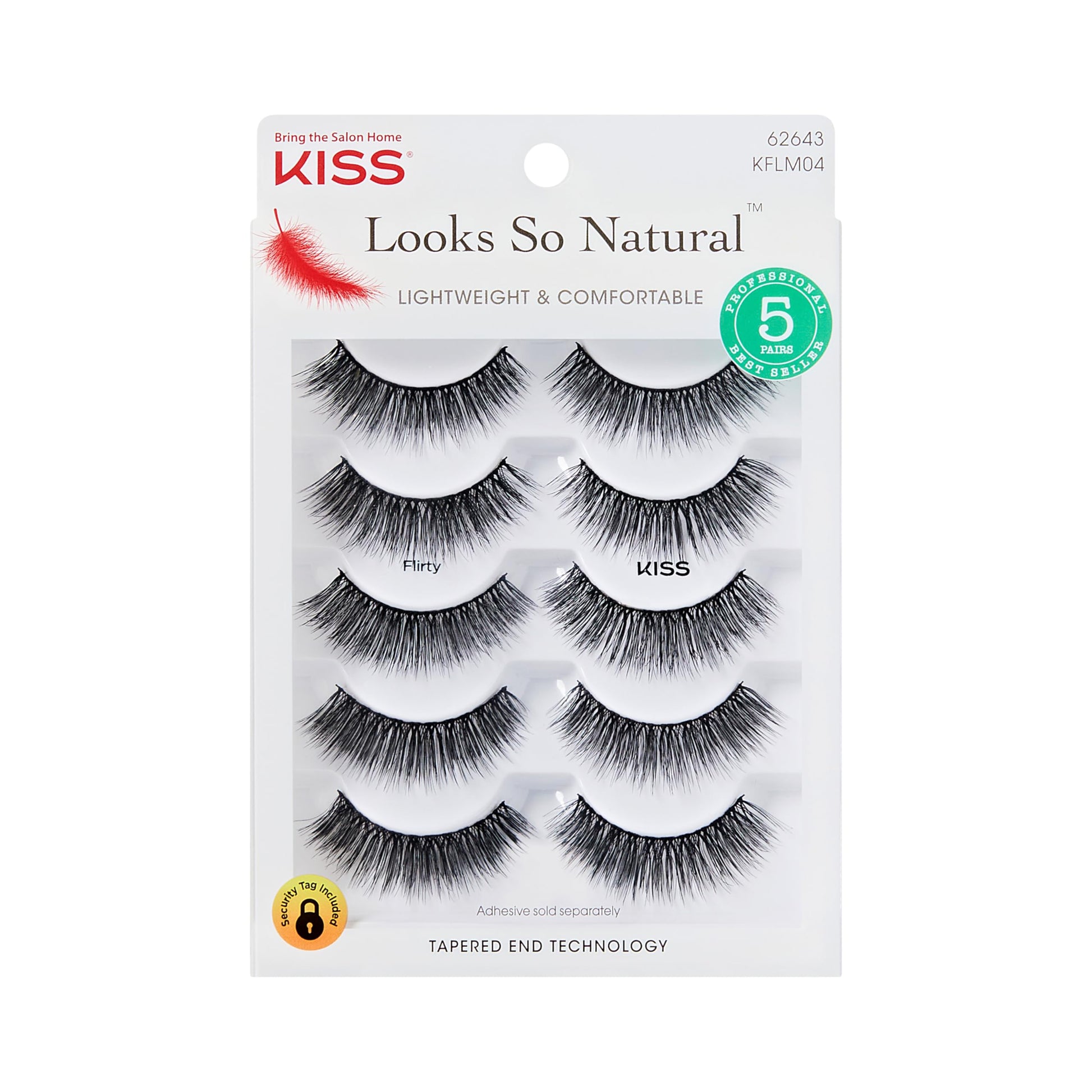 Trilumity Looks So Multipack Lightweight Natural Faux Mink Fiber - Black False Lashes