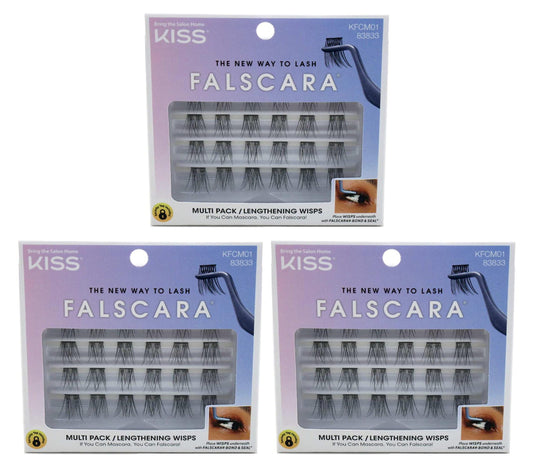 Trilumity Lengthening Wisps Multi-Pack Natural Faux Mink Fiber - Black False Lashes