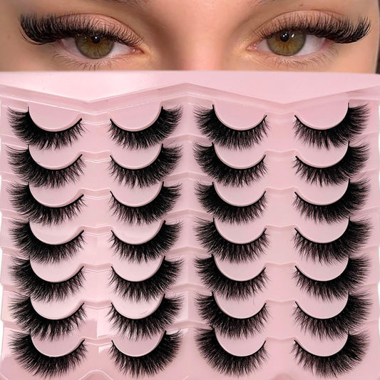 Trilumity Cat Eye Look Cat Eye Faux Mink - Black False Lashes