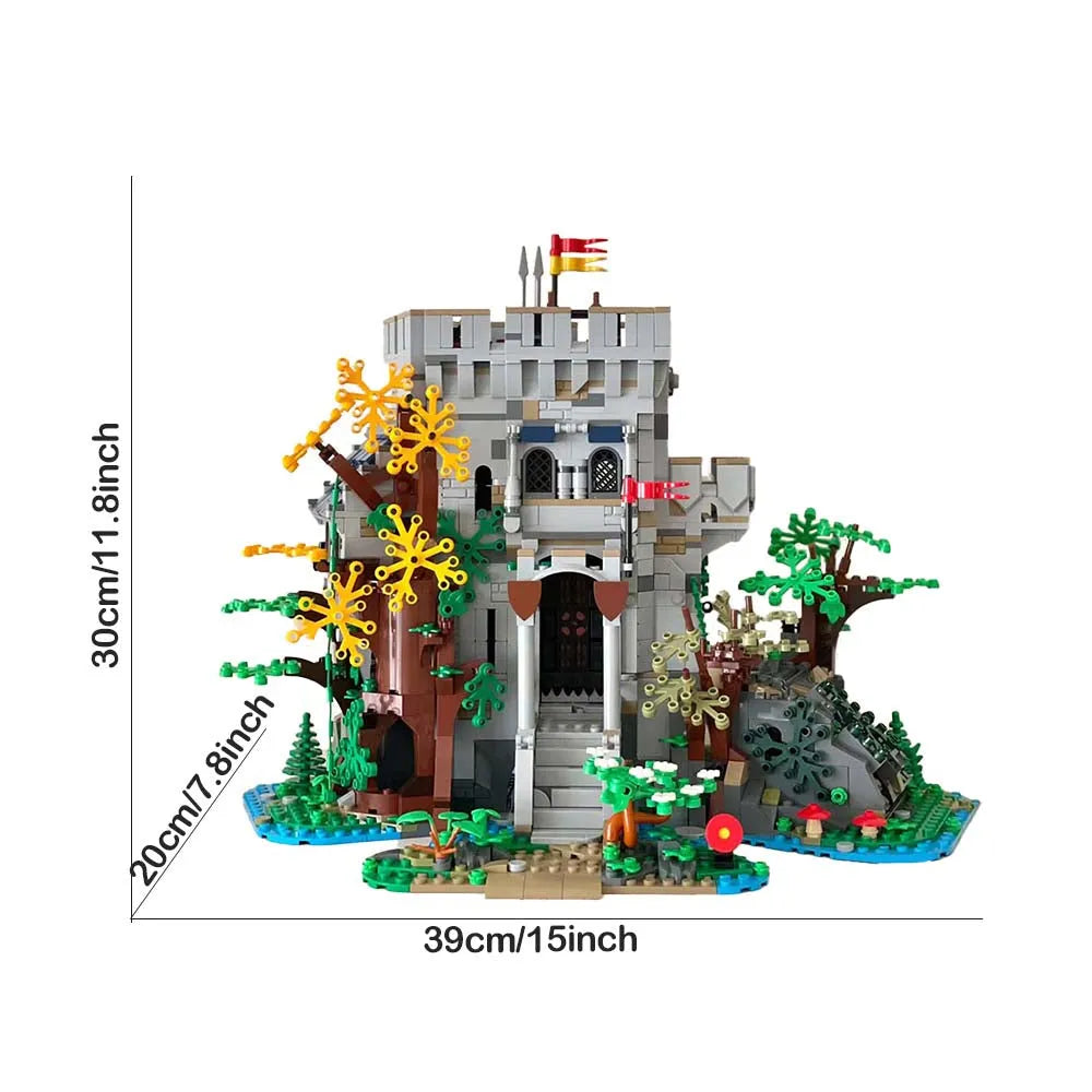 MOC Building Block Set: Experts Castle in the Forest, Model 85668