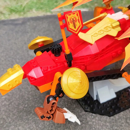 JieStar MOC Building Block Set: Movie Fire Dragon, Model JJ9019