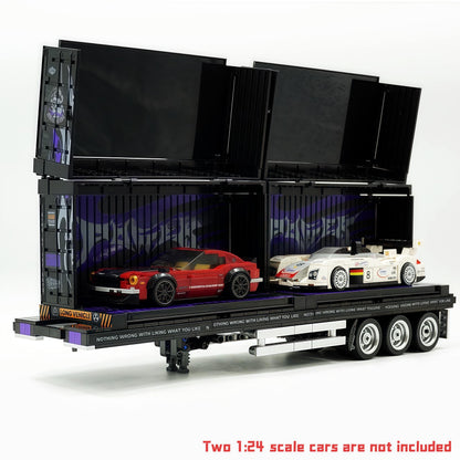 Trilumity Building Block Set: American Retro Gmc Heavy Truck – Spirit of the Open Road (1500+-Piece | 69cm)