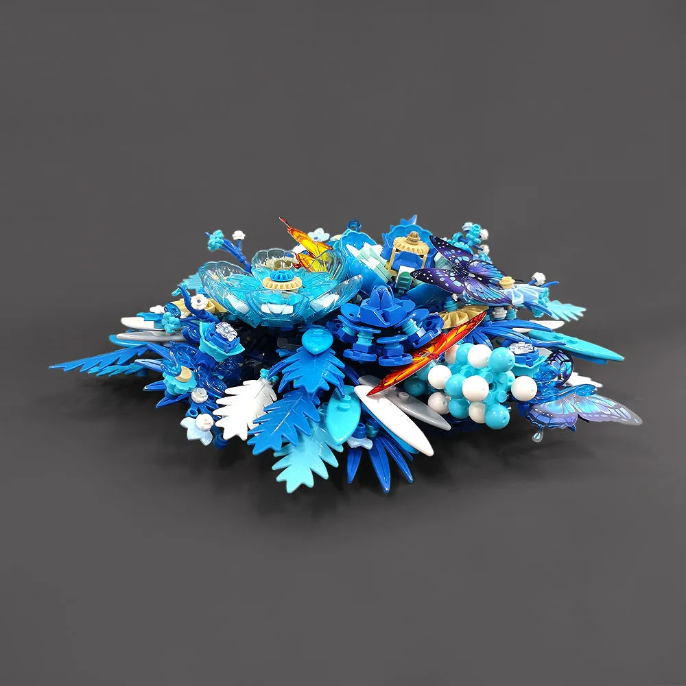 JieStar Building Block Set: Dried Flower Decoration, Model JJ9045