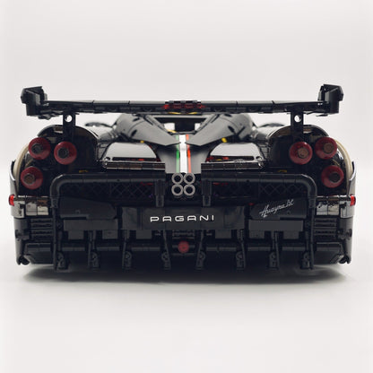 Trilumity Building Block Set: 1: 8 Pagani Huayra Bc Mirror Electroplating Customized Ultimate Edition (4708-Piece)