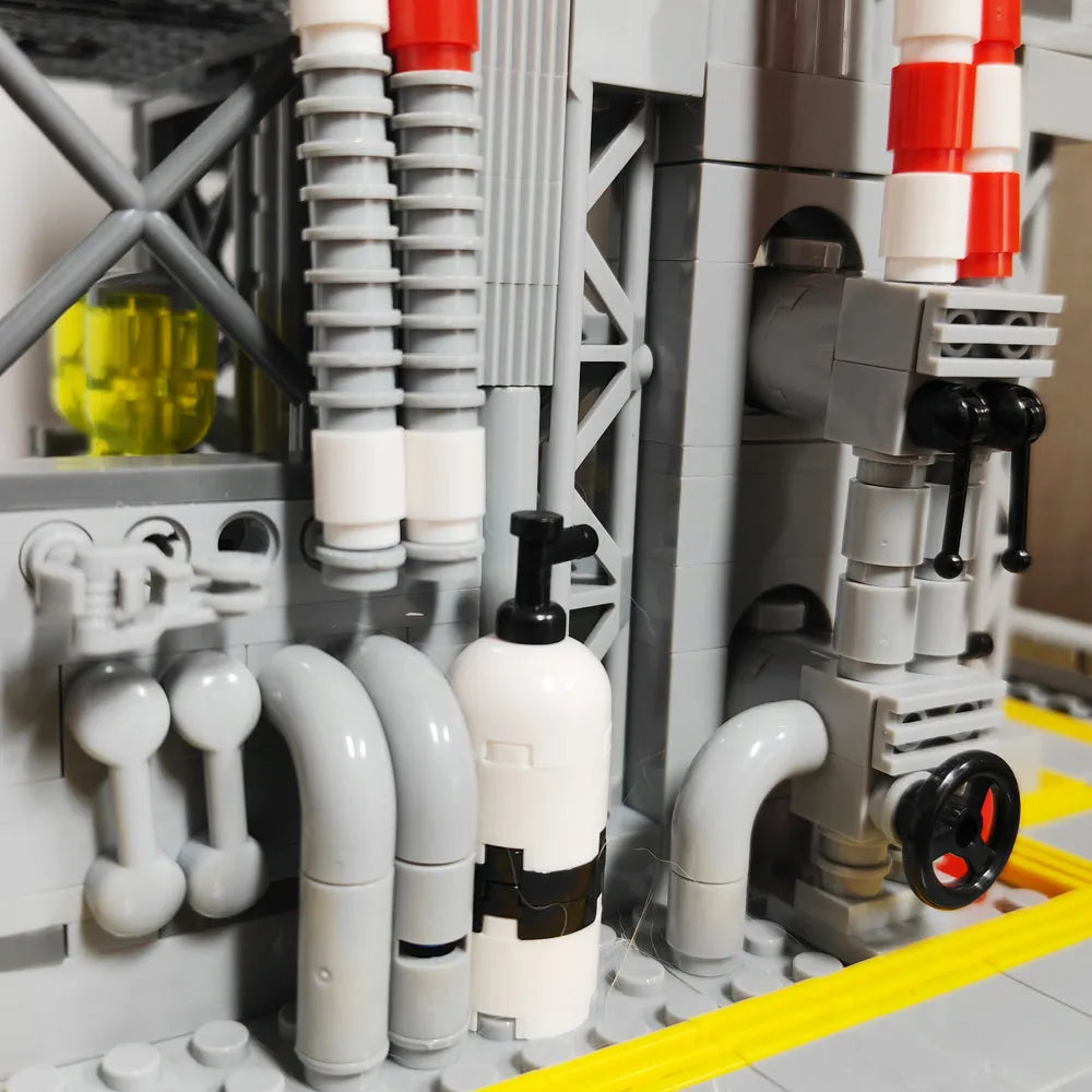 JieStar MOC Building Block Set: Experts MOC City Chemical Plant, Model JJ9015