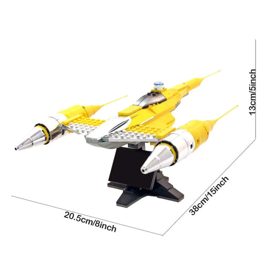MOC Building Block Set: Star Wars MOC Naboo Starfighter Shuttle