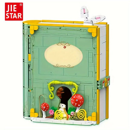 JieStar Building Block Set: Alice In Wonderland 3D Book, Model JJ9056