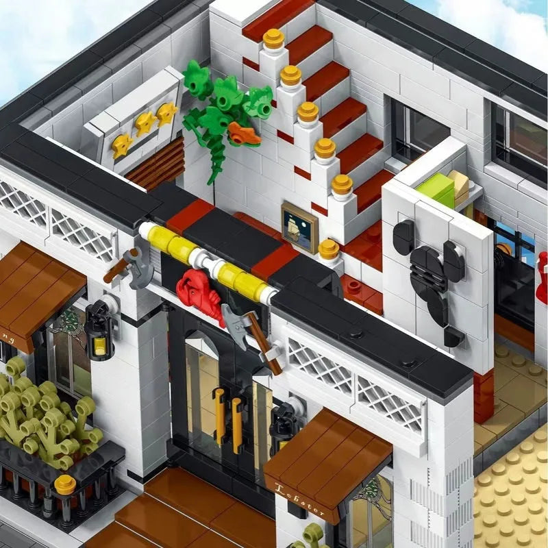 UG MOC Building Block Set: Seafood Restaurant, Model 10203