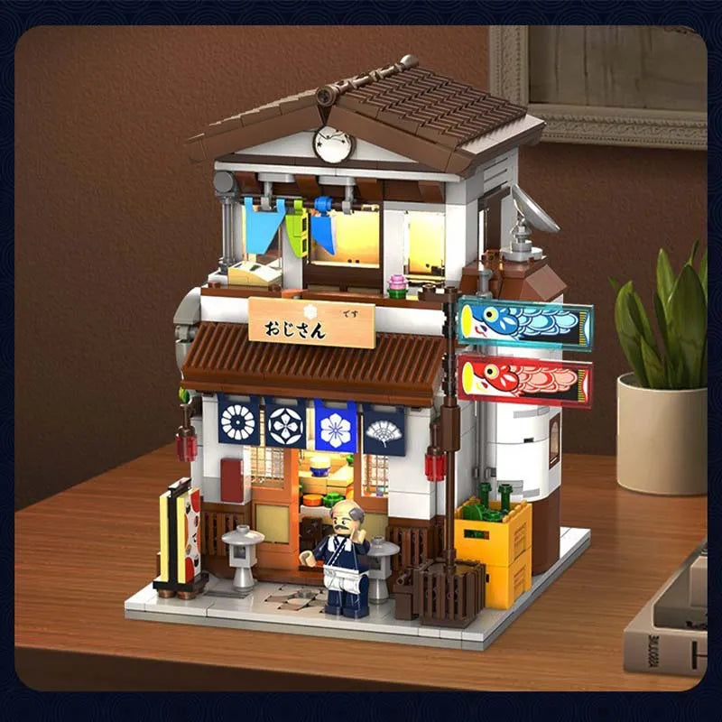 Cada MOC Building Block Set: Japanese Style Canteen, Model C66014