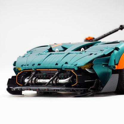 Trilumity Building Block Set: 1:8 Aston Martin Vulcan | British Racing Icon | 3794+-Piece