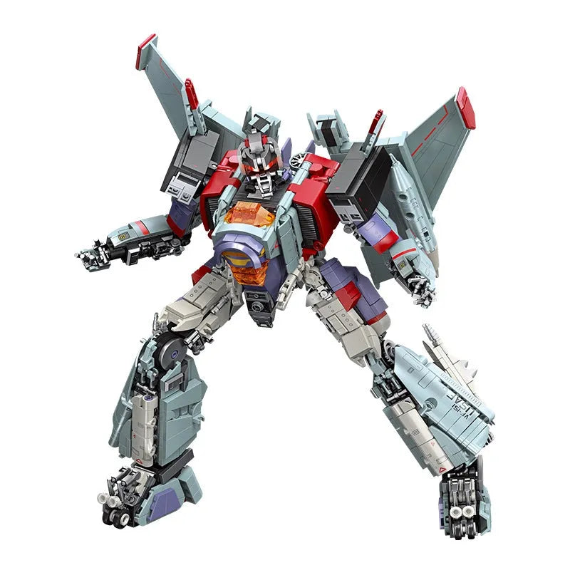 JieStar Building Block Set: Super Hero Blitz Wing Mecha Robot Warrior, Model 58047