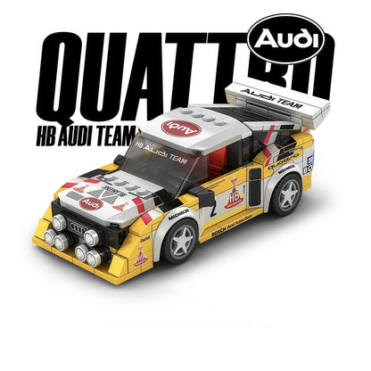 Trilumity Officially Licensed HB Audi WRC Team Building Block Set, 1:18 Scale, 1,362-Piece