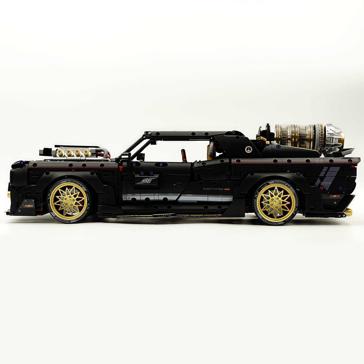Trilumity Motorized Building Block Set: 1: 8 Dodge Challenger with Remote Control (3751-Piece)