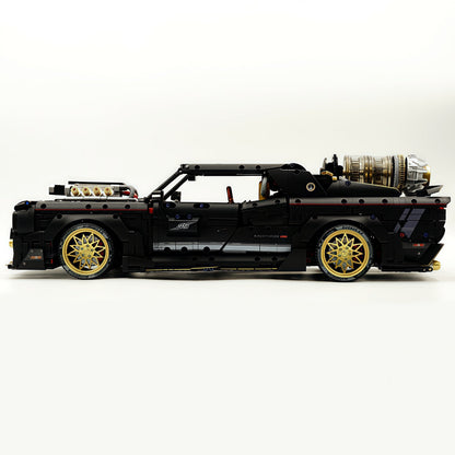 Trilumity Motorized Building Block Set: 1: 8 Dodge Challenger with Remote Control (3751-Piece)