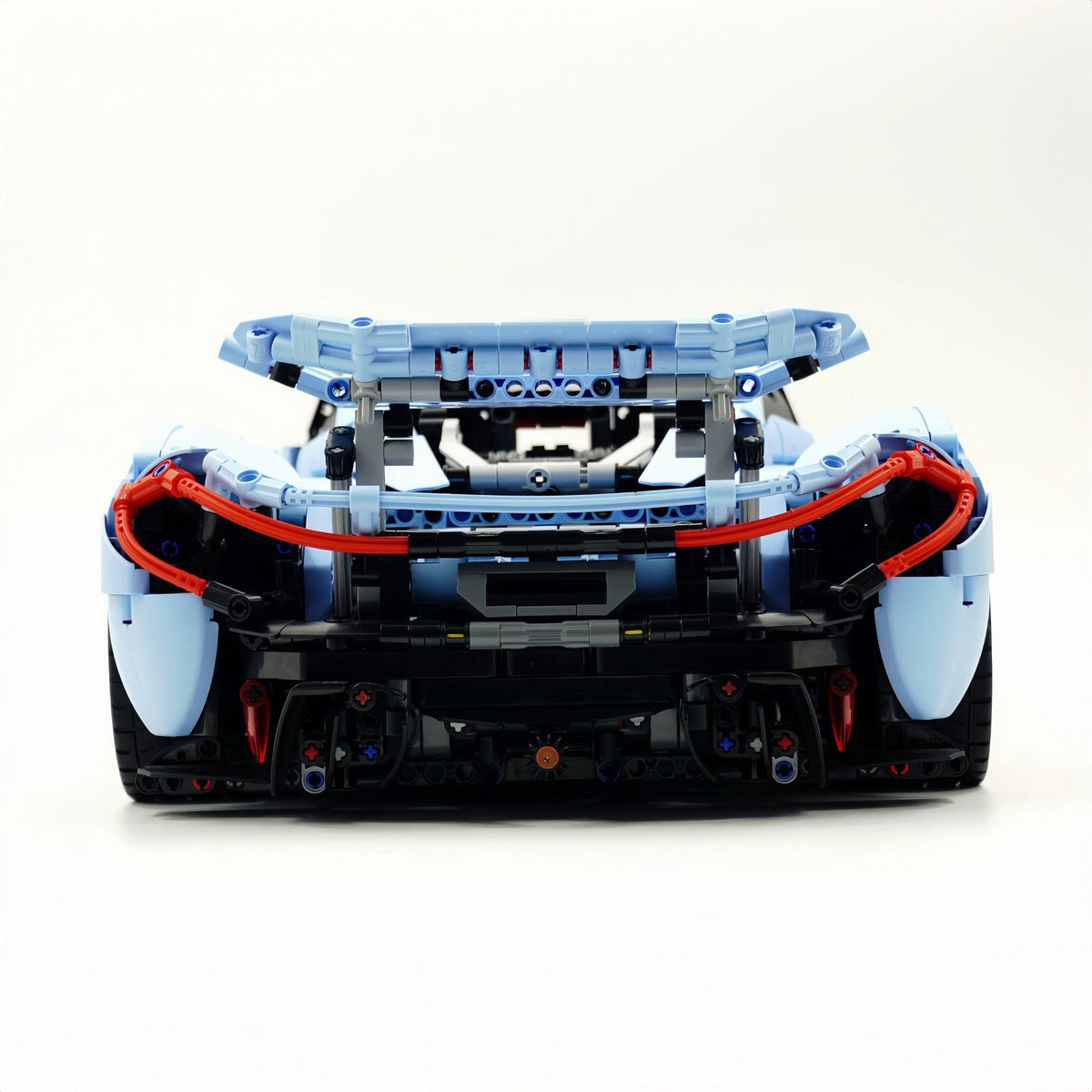 Trilumity Building Block Set: 1: 8 The Ultimate British Hybrid Hypercar | Gulf Blue Custom Edition(3893-Piece)