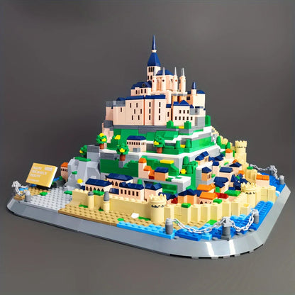 Wange MOC Building Block Set: Famous Saint Michel Mount, Model 6233