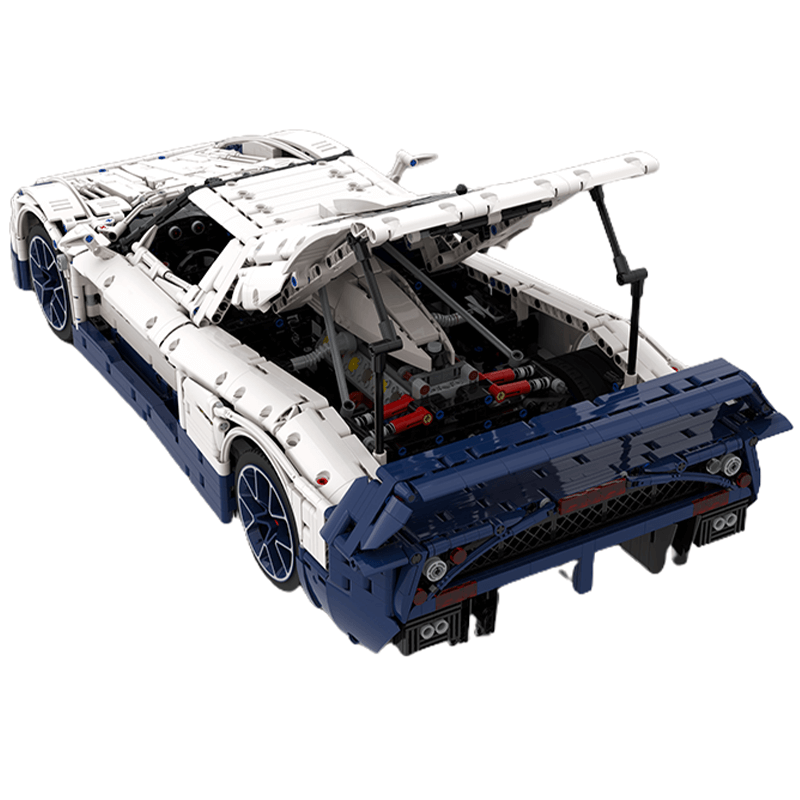 Trilumity Building Block Set: The Ultimate 1:8 Maserati Mc12 Hypercar (3975Piece)
