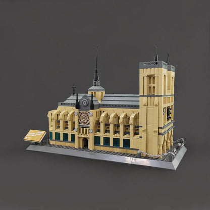 Wange MOC Building Block Set: Paris Notre Dame Cathedral, Model 5210
